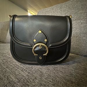 Coach Beat Saddle Bag BLACK